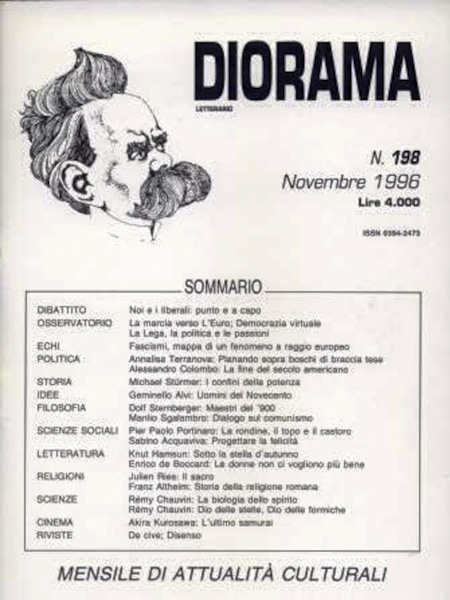 Diorama Letterario n. 198 (novembre 1996)